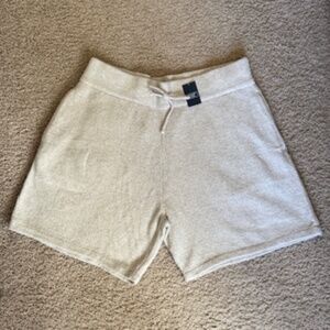 Abercrombie & Fitch Relaxed Fuzzy Sweater Shorts